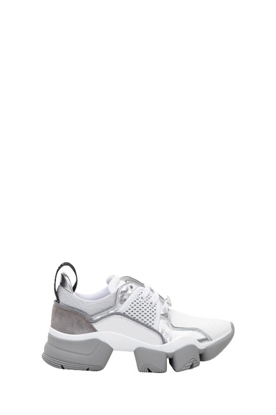 Shop Givenchy Jaw Low-top Sneakers In Argento