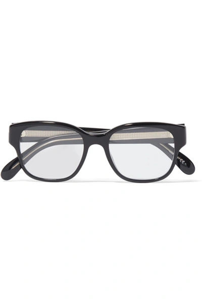 Shop Givenchy Square-frame Acetate Optical Glasses In Black