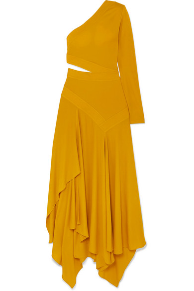 givenchy one shoulder dress