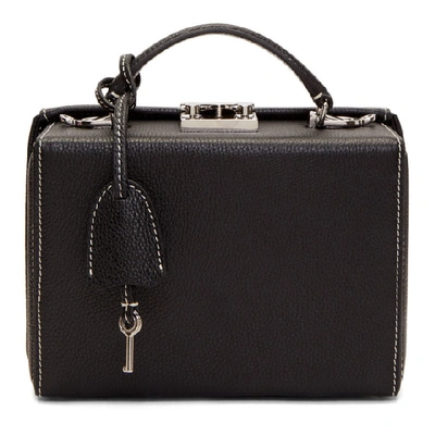 Shop Mark Cross Black Small Grace Box Bag In 001 Black