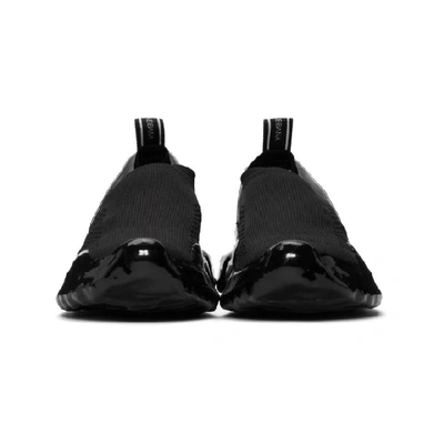 Shop Dolce & Gabbana Dolce And Gabbana Black Mesh Sorrento Melt Sneakers In 80999 Black