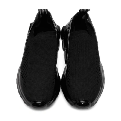Shop Dolce & Gabbana Dolce And Gabbana Black Mesh Sorrento Melt Sneakers In 80999 Black