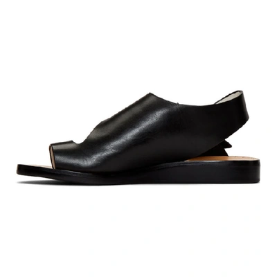 Shop Rag & Bone Black Arc Flat Sandals