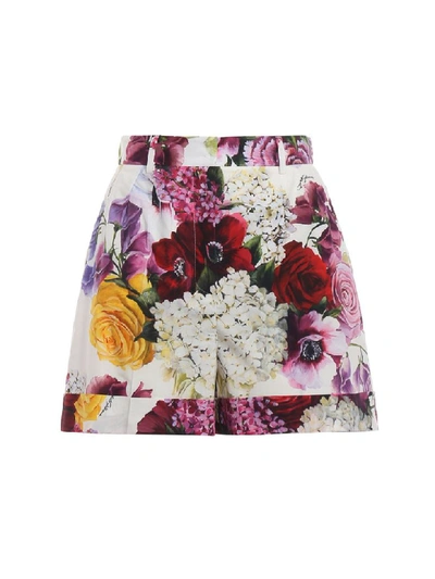 Shop Dolce & Gabbana Floral Shorts In Ortensie/fiori F.nat