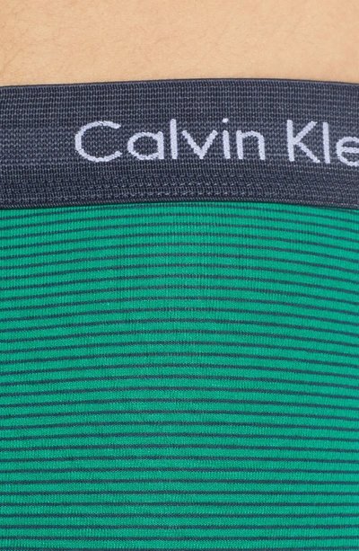 Shop Calvin Klein 3-pack Boxer Briefs In Tourney/ Stripe/ Indigo
