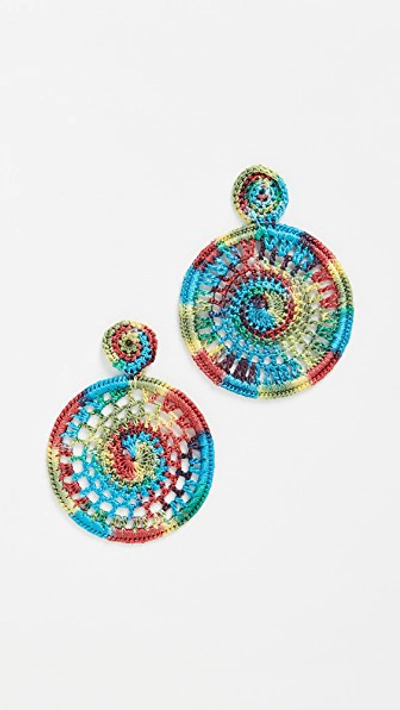 Shop All Things Mochi Dreamy Earrings In Rainbow