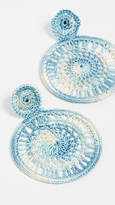 Shop All Things Mochi Dreamy Earrings In Blue