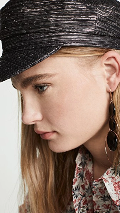 Shop Isabel Marant Evie Cap In Black/silver