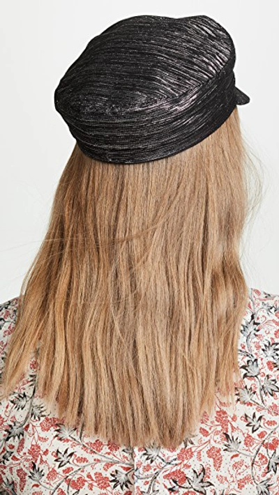 Shop Isabel Marant Evie Cap In Black/silver