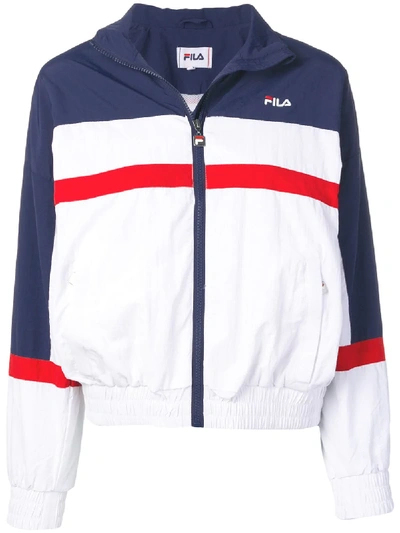 Shop Fila Sports Jacket - White