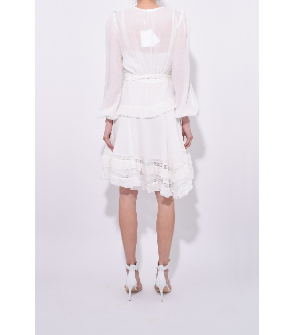 zimmermann moncur frill wrap dress