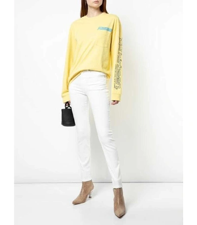 Shop R13 High Rise Skinny Jeans In White