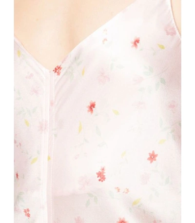 Shop Ganni Blakely Silk Floral Maxi Slip Dress In Pink