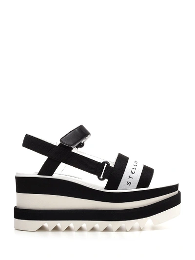 Shop Stella Mccartney Sneakelyse Flatform Sandals In Black