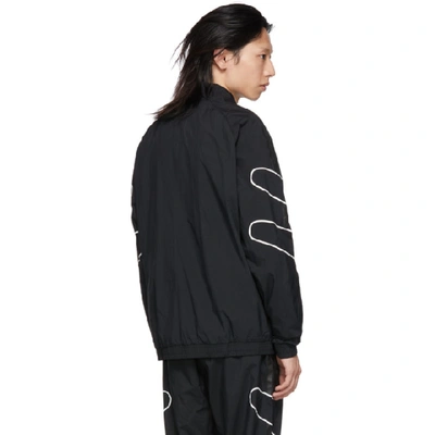 Shop Adidas Originals Black Flamestrike Woven Track Jacket