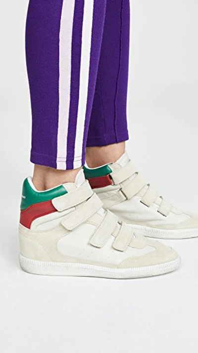 Shop Isabel Marant Bilsy High Sneakers In Red