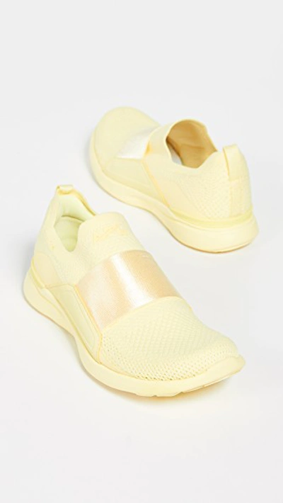 Shop Apl Athletic Propulsion Labs Techloom Bliss Sneakers In Sunbeam Yellow
