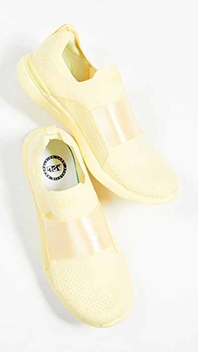 Shop Apl Athletic Propulsion Labs Techloom Bliss Sneakers In Sunbeam Yellow