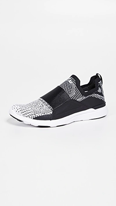 Shop Apl Athletic Propulsion Labs Techloom Bliss Sneakers In Black/white/ombre