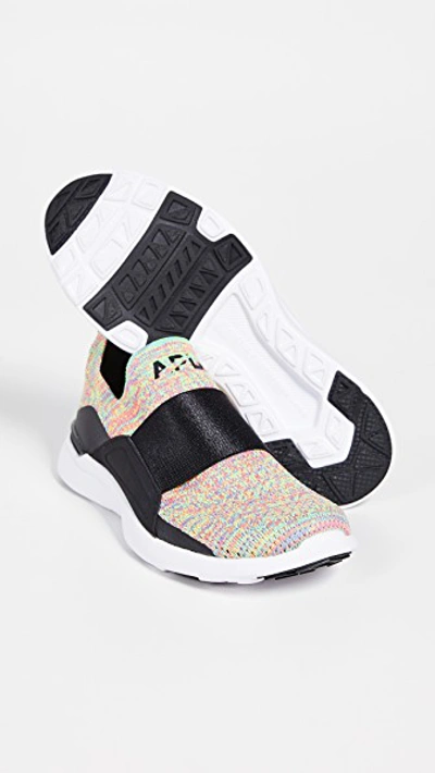 Shop Apl Athletic Propulsion Labs Techloom Bliss Sneakers In Multi/black/ White