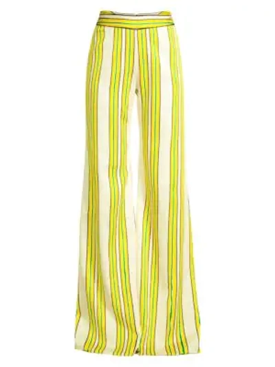 Shop Alexis Tarik Wide-leg Trousers In Tuscan Stripe