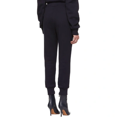 Shop The Row Navy Angeles Lounge Pants In Dkn Dark Na