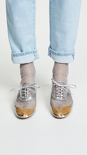 clear oxfords