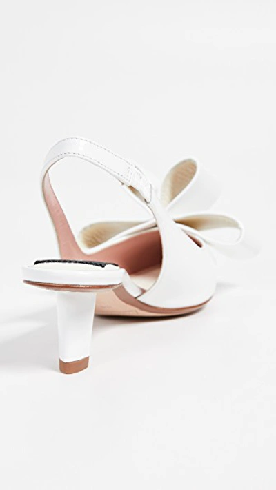 Shop Marc Jacobs Bow Slingback Pumps In White