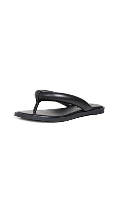 Shop Rebecca Minkoff Senet Flip Flops In Black