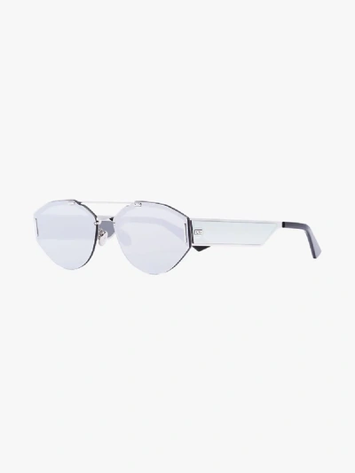 Shop Dior Eyewear '0233s' Sonnenbrille In Metallic