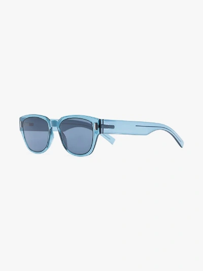 Shop Dior Eyewear 'fraction 3' Sonnenbrille In Blue