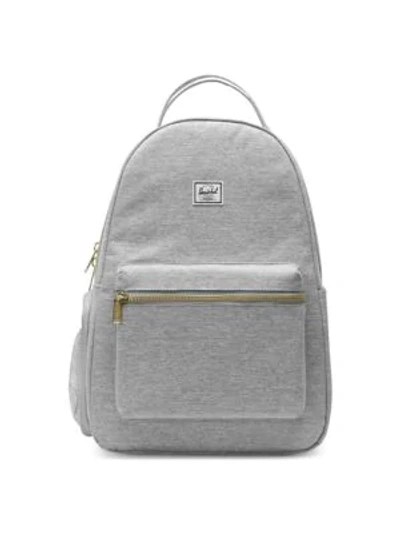 Shop Herschel Supply Co. Nova Sprout Baby's Easy Change Diaper Bag Backpack In Light Grey