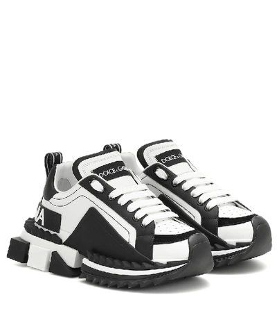 Dolce & Gabbana Super Queen Colourblock Trainer Trainers In White/black |  ModeSens