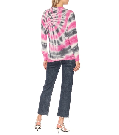 Shop Prada Tie-dye Cashmere And Wool Sweater In Multicoloured
