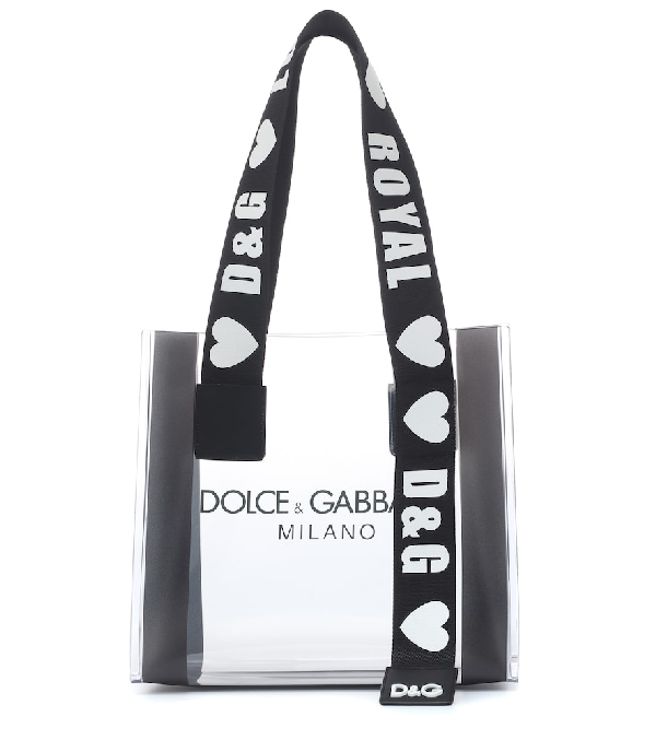 dolce and gabbana clear bag