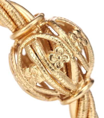 Shop Dolce & Gabbana Clip-on Pendant Earrings In Gold