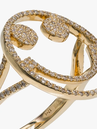 Shop Rosa De La Cruz 18k Yellow Gold Smile Ring