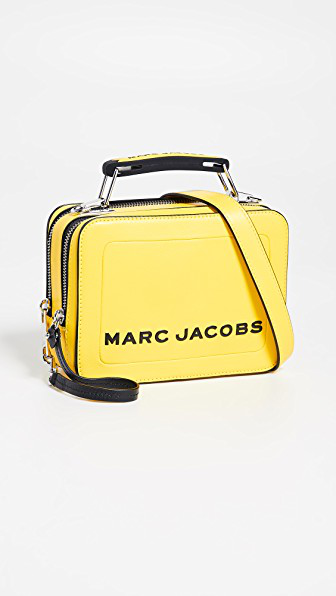 marc jacobs box bag yellow