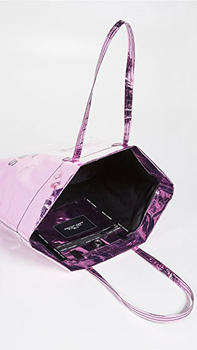 The tag tote tote Marc Jacobs Pink in Synthetic - 32696564