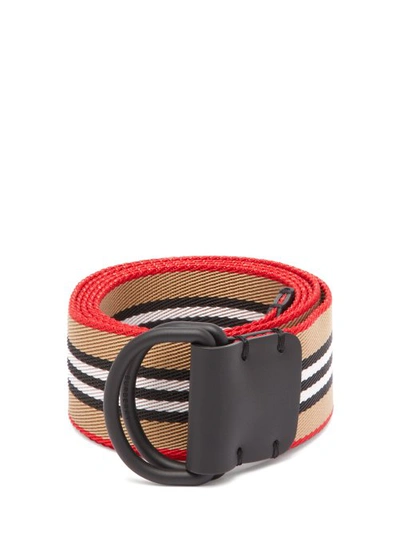 D Ring Belt Icon Stripe - Burberry