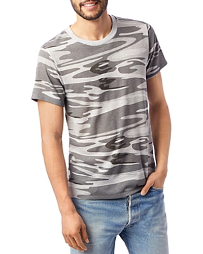 Shop Alternative Eco-jersey Crewneck Tee In Oatmeal Camouflage