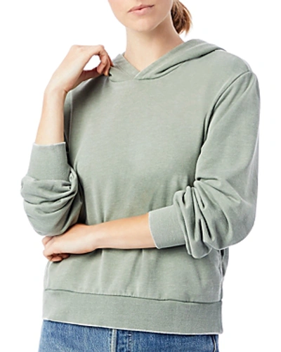 Shop Alternative The Claire Hoodie In Agave Green