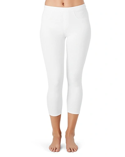 Shop Spanx Cropped Jean Leggings In White