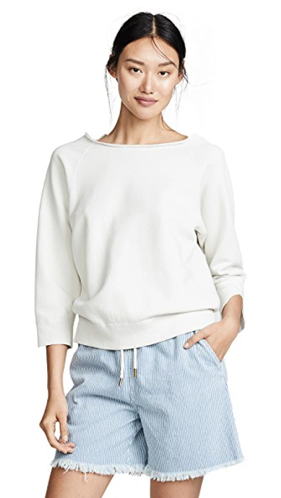 Shop Nili Lotan Luka Sweatshirt In Chalk