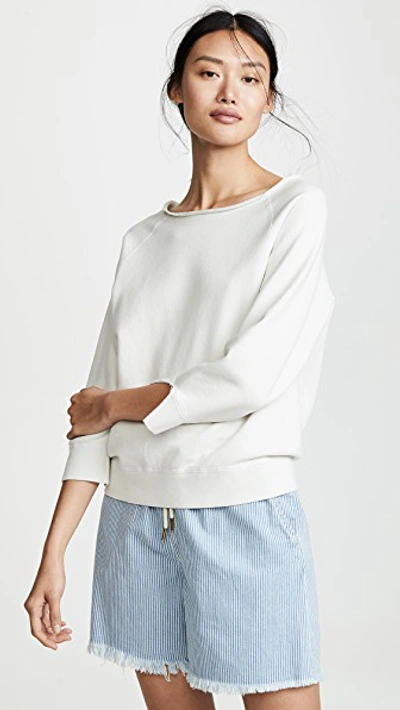 Nili lotan luka scoop online neck sweatshirt