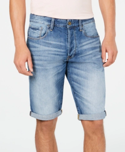 Shop G-star Raw Men's 3301 Slim Shorts In Medium Aged