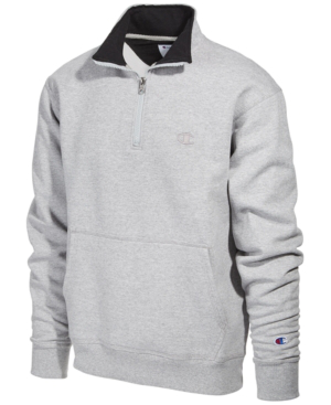 champion men's quarter zip