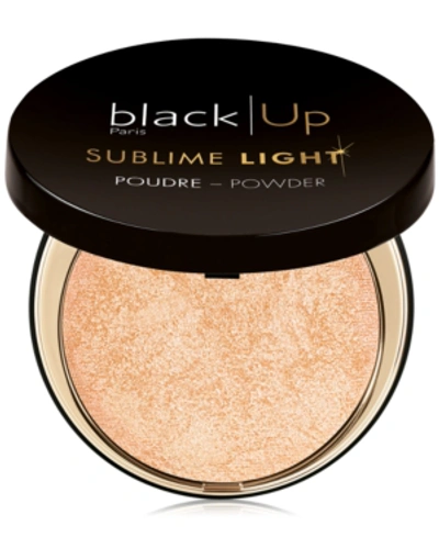 Shop Black Up Sublime Light Compact Powder In Champagne Gold