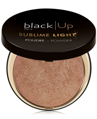 Shop Black Up Sublime Light Compact Powder In Bronze Gold