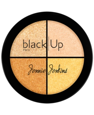 Shop Black Up Jennie Jenkins Highlighting Palette In Palette 1 (light To Medium Tones)